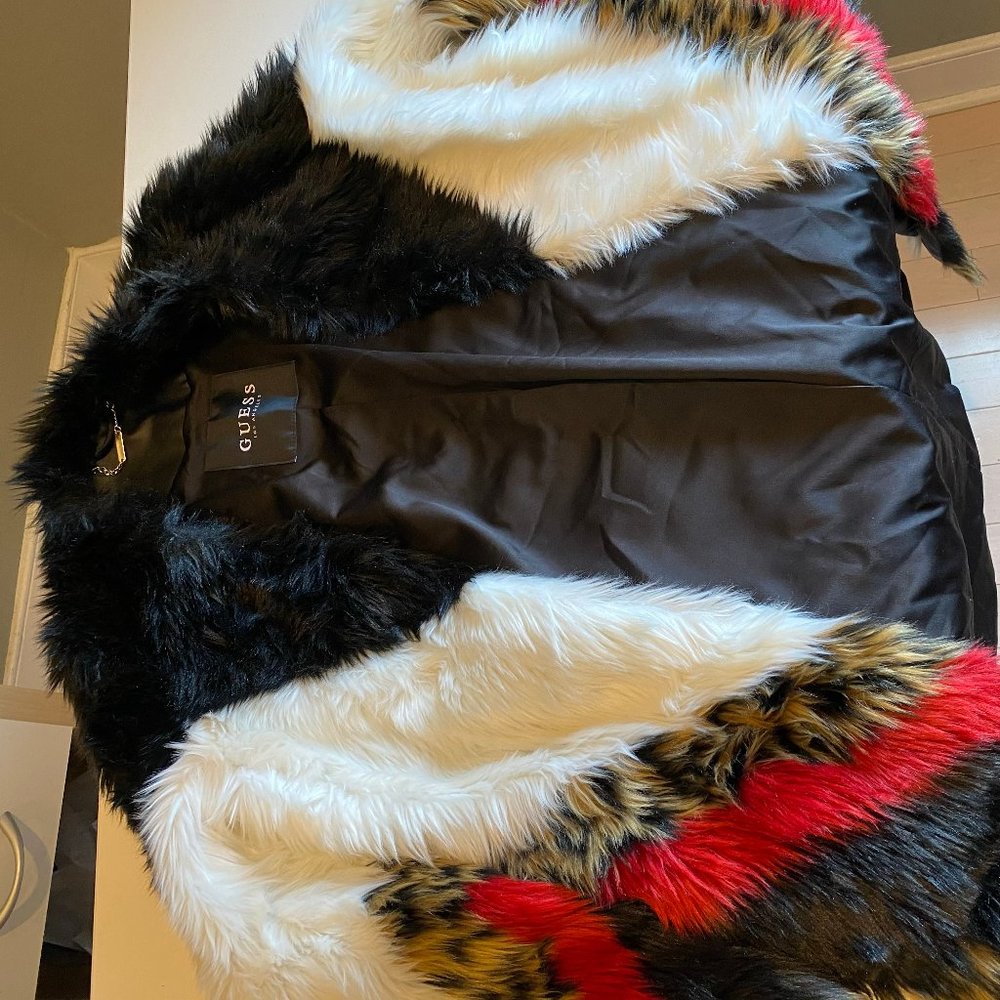Guess Fur Jacket -- Size XS